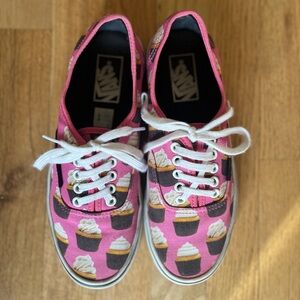 Vans Lace Up Cupcake Shoes Sz 8